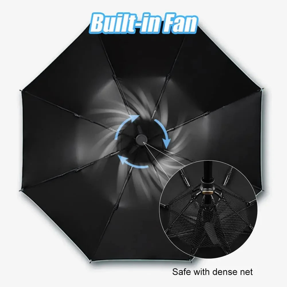 Sunbrella mit Fächernebel 