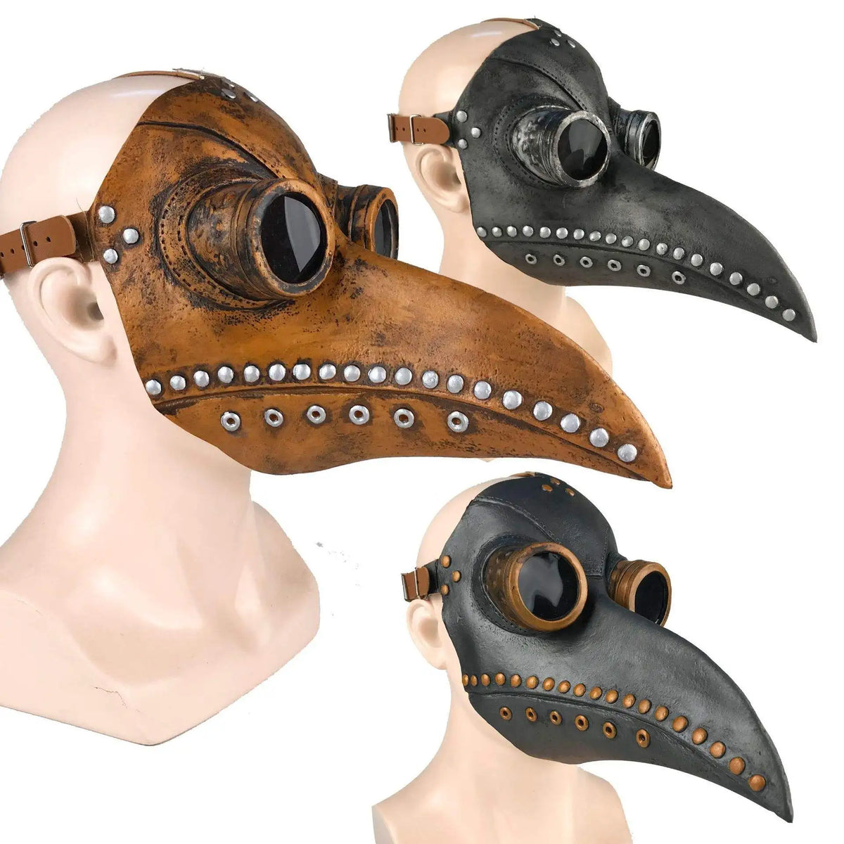 Steampunk Bird Beak Mask for Halloween Cosplay &  Photography