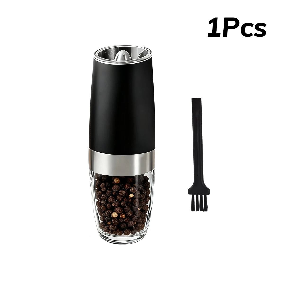 Juego de molinillos eléctricos de pimienta y sal, 2 unidades