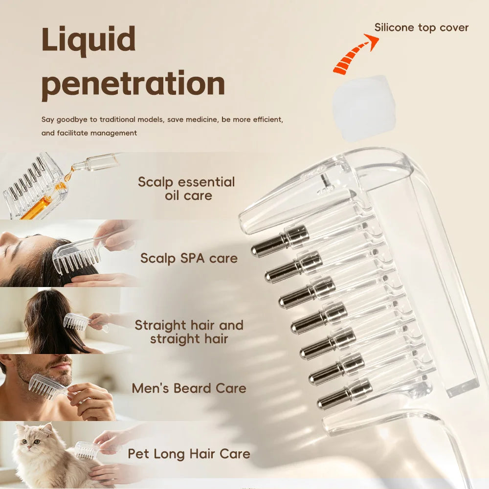 Scalp Liquid Guide Massage Comb
