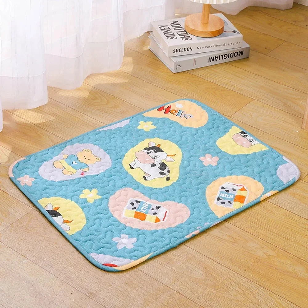 Ice Silk Pet Cooling Mat – Breathable Summer Bed for Dogs &  Cats