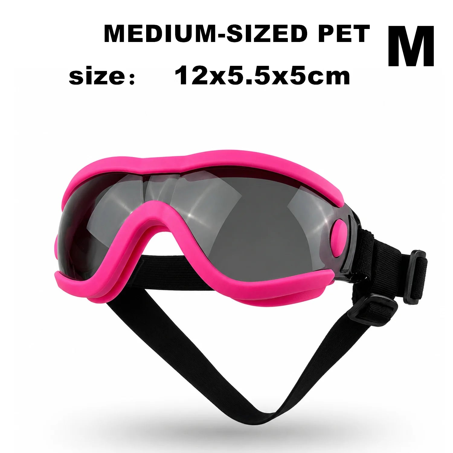 Pet Adjustable Dog Goggles – Anti-UV Sun Glasses for Eye Protection