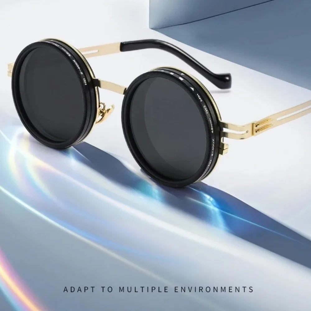 Verstellbare, dimmbare, polarisierende Sonnenbrille