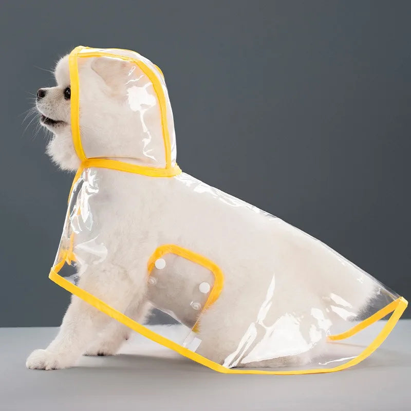 Impermeable para cachorros – Mono impermeable para perros y gatos pequeños y medianos