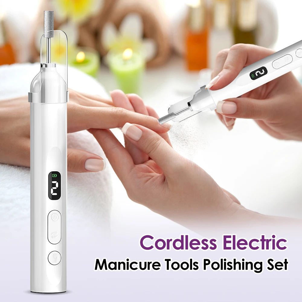 Electric Nail Drill Machine with UV Lamp