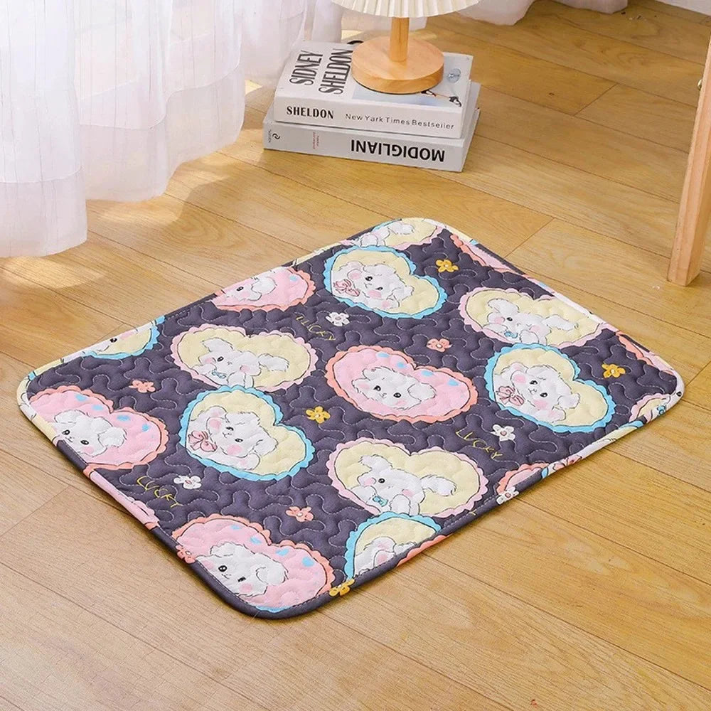 Ice Silk Pet Cooling Mat – Breathable Summer Bed for Dogs &  Cats