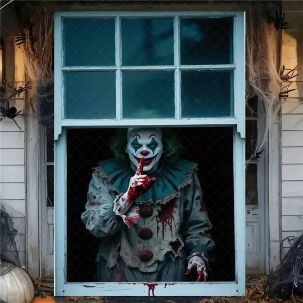 Halloween Curtain Banner