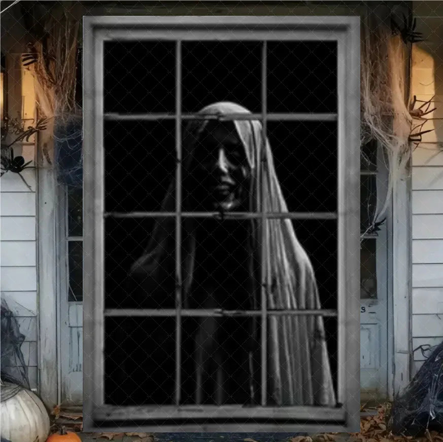 Halloween Curtain Banner