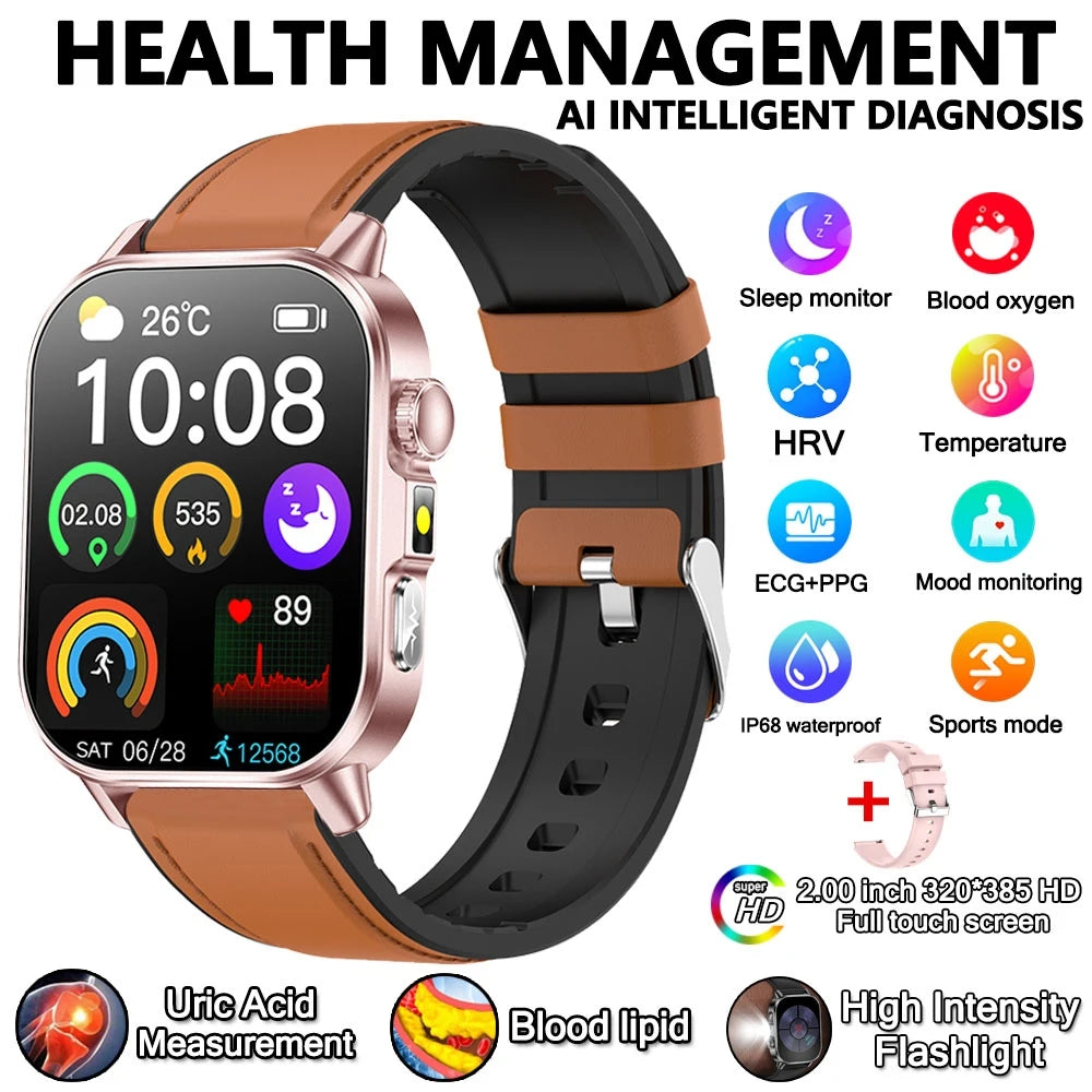 Alexa Built-In HD Smart Watch  Full Health Monitoring