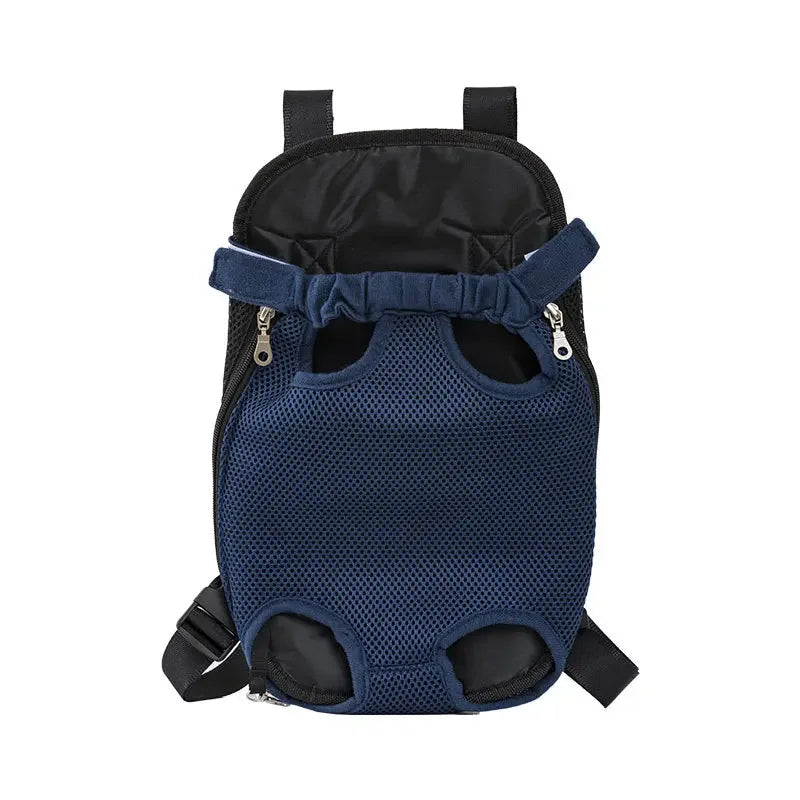 Hunde-Fronttragetasche/Rucksack – Atmungsaktive Netz-Reisetasche für kleine Hunde und Katzen