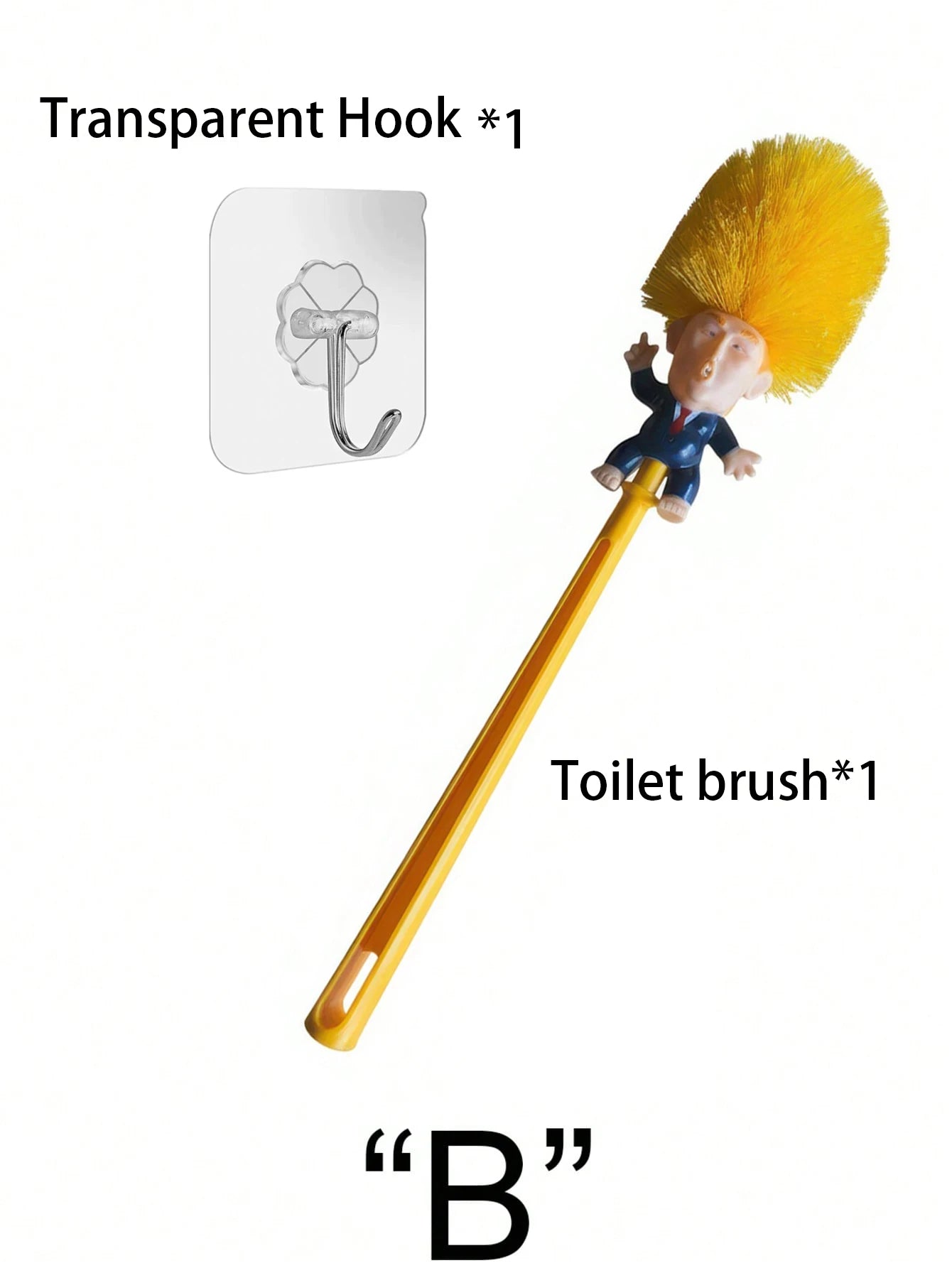 Bathroom Cleaner Toilet Brush with Handle
