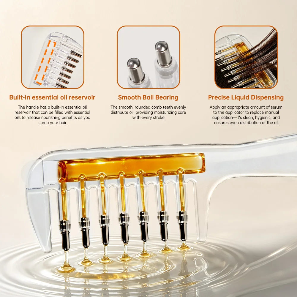 Scalp Liquid Guide Massage Comb