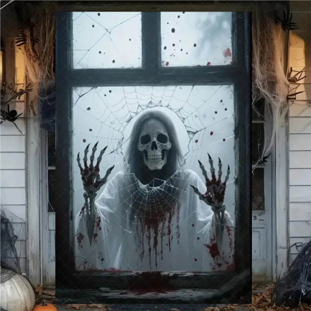 Halloween Curtain Banner