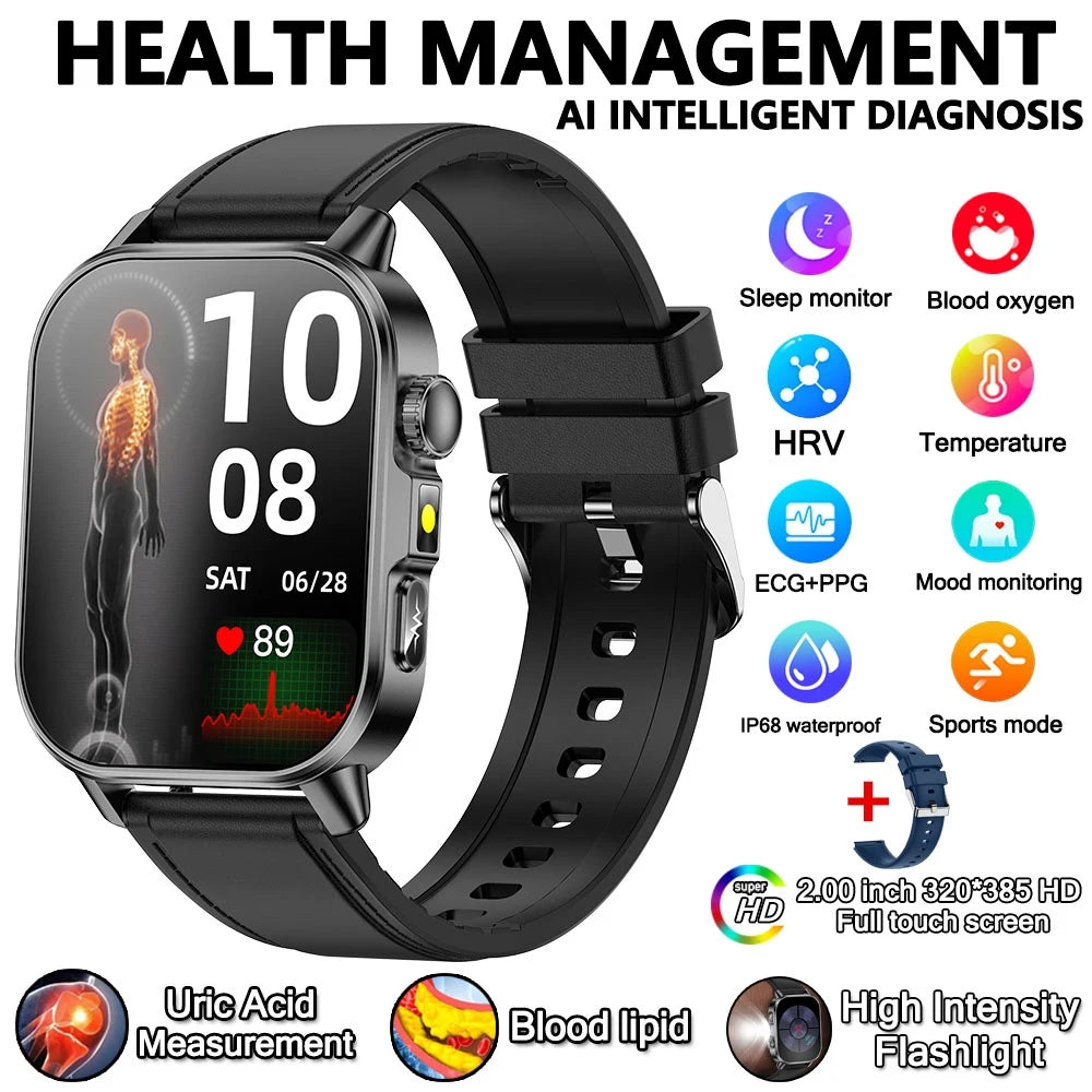 Alexa Built-In HD Smart Watch  Full Health Monitoring