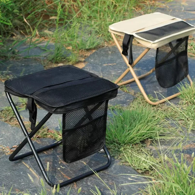 Tragbarer, leichter Outdoor-Angelstuhl mit Tragetasche