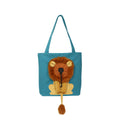 Bolso de Hombro para Mascotas León – Lona de Algodón Suave para Gatos y Perros Pequeños