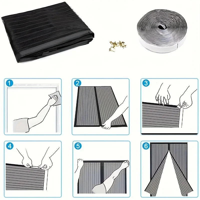 Magnetischer Mückenschutz-Türvorhang