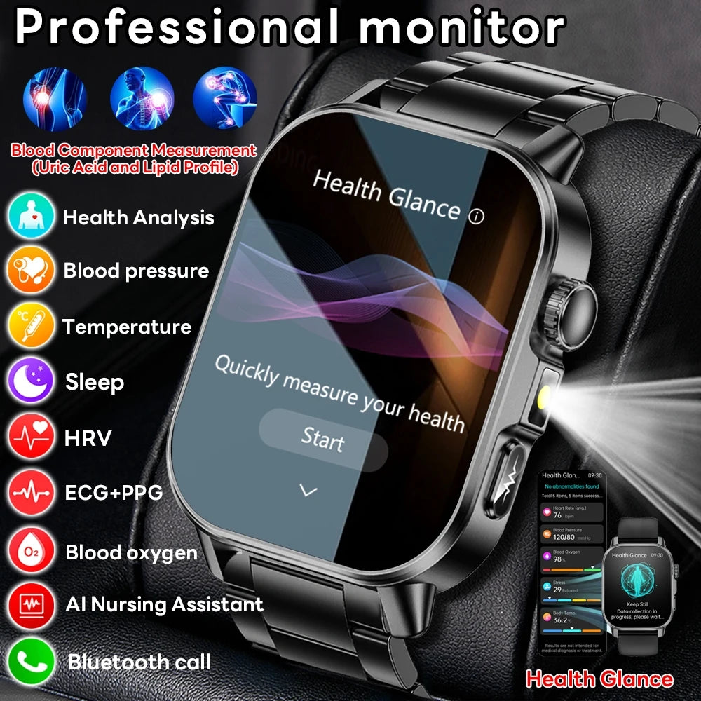 Reloj inteligente HD con Alexa integrada y monitoreo de salud completo