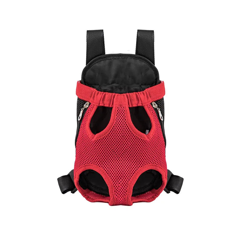 Mochila Transportadora Delantera para Mascotas – Bolsa de Viaje de Malla Transpirable para Perros y Gatos Pequeños