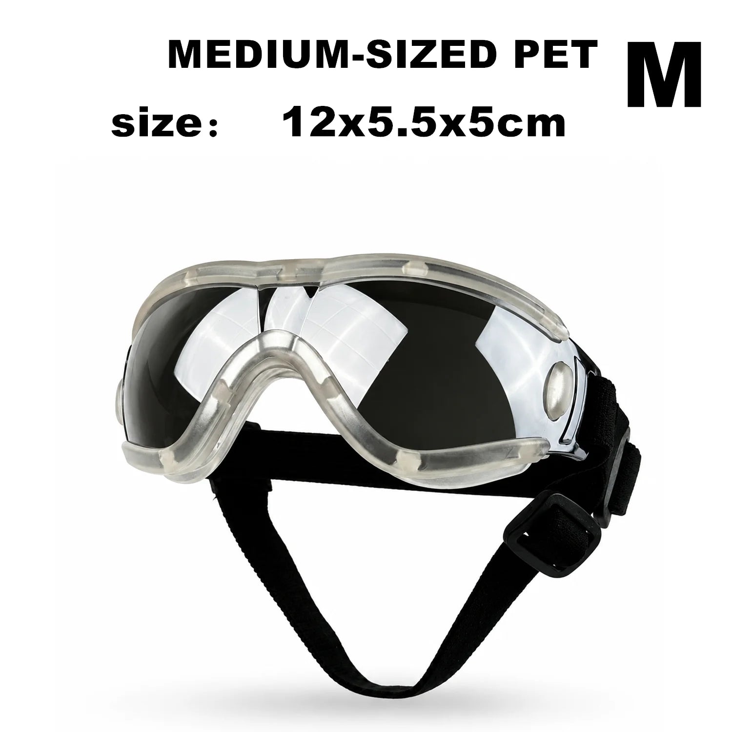 Pet Adjustable Dog Goggles – Anti-UV Sun Glasses for Eye Protection