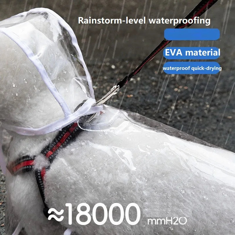 Impermeable para cachorros – Mono impermeable para perros y gatos pequeños y medianos