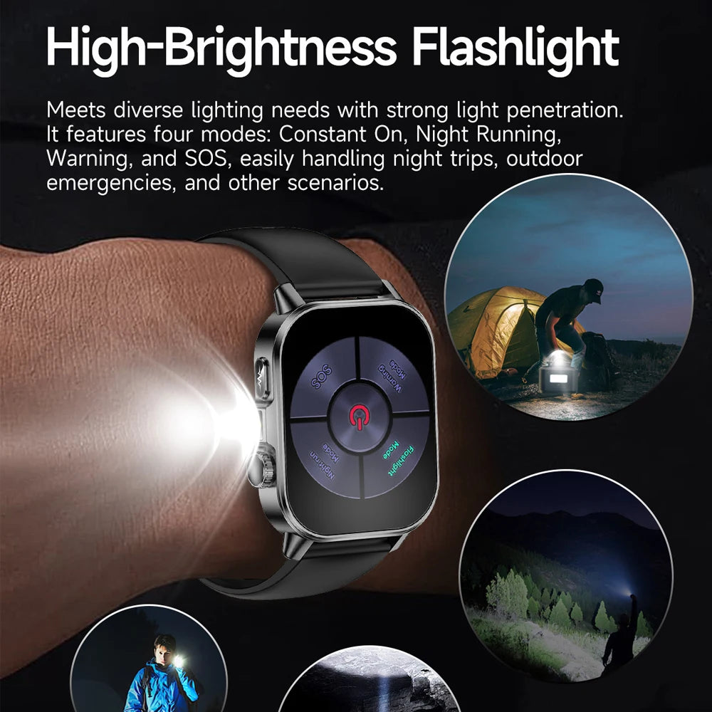 Alexa Built-In HD Smart Watch  Full Health Monitoring