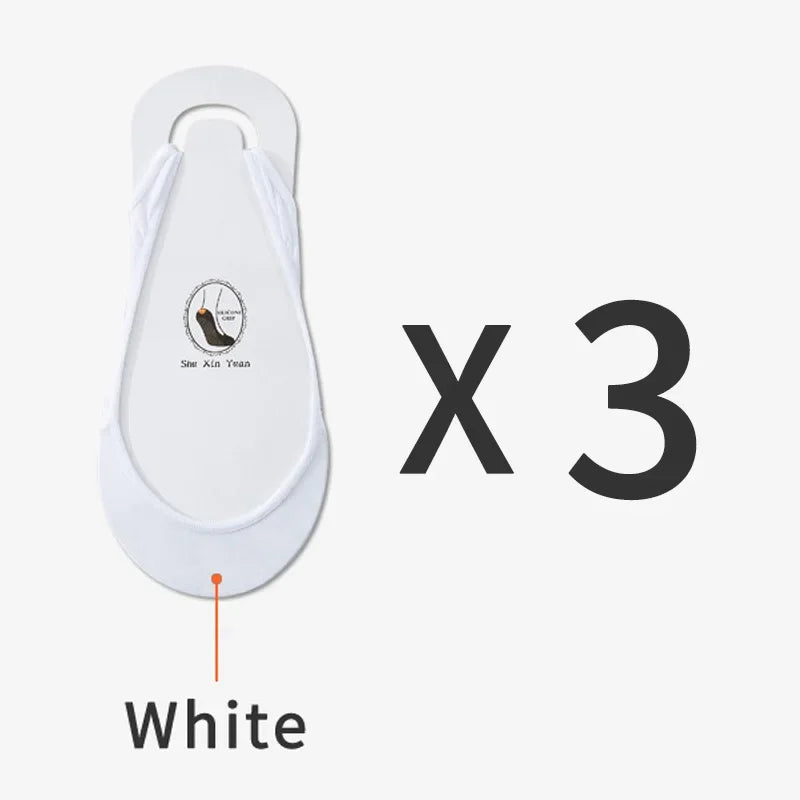 Invisible Low-Cut Footies with Silicone Grip for Heels &amp; Loafers