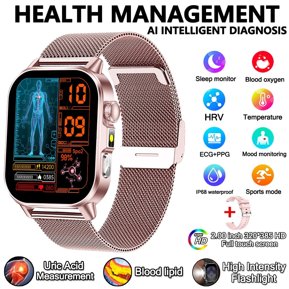 Alexa Built-In HD Smart Watch  Full Health Monitoring