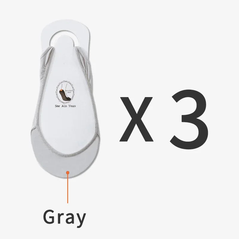 Invisible Low-Cut Footies with Silicone Grip for Heels &amp; Loafers