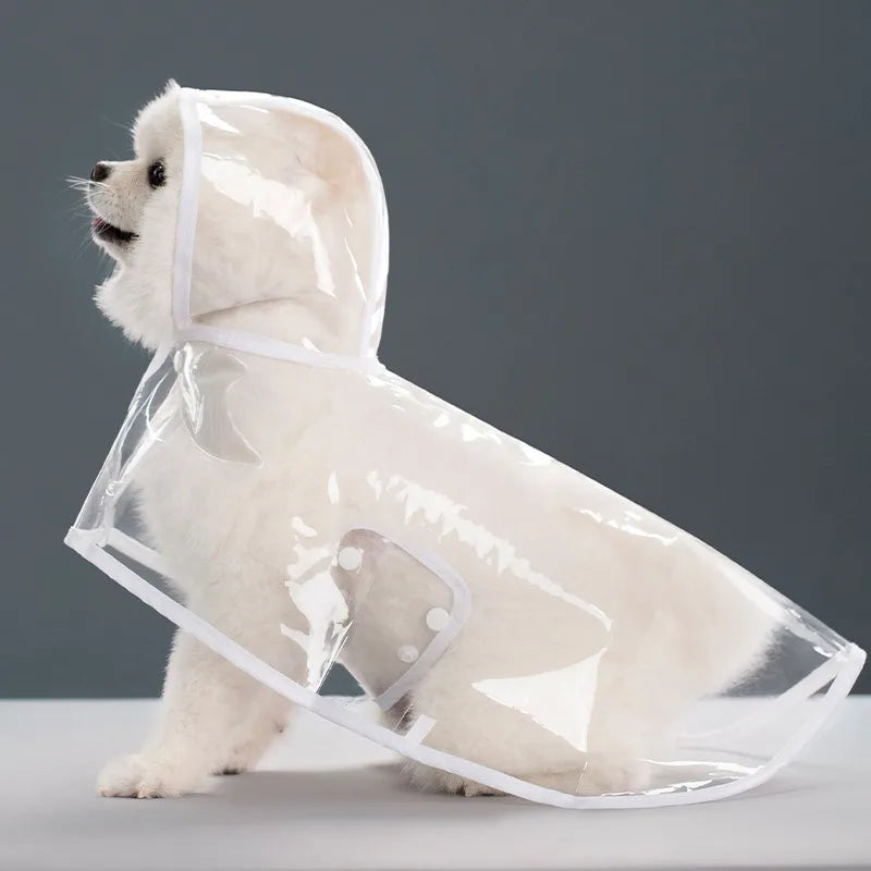 Impermeable para cachorros – Mono impermeable para perros y gatos pequeños y medianos
