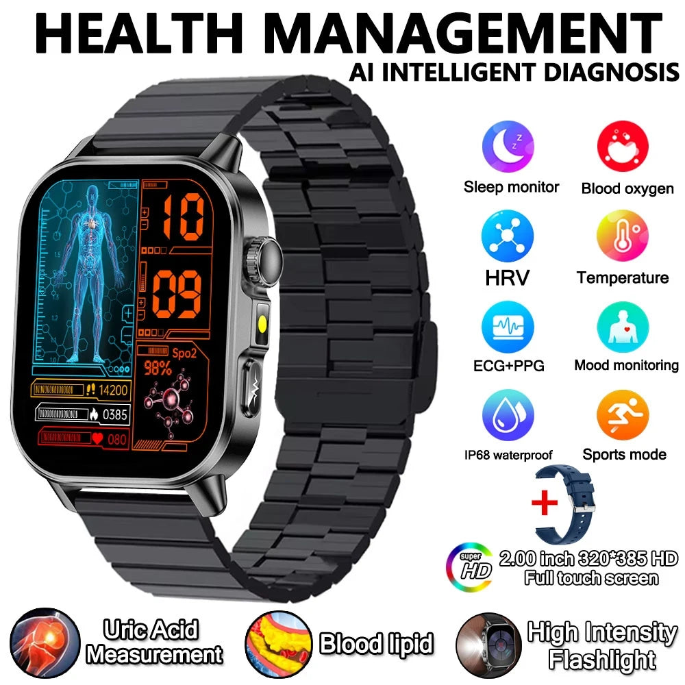 Alexa Built-In HD Smart Watch  Full Health Monitoring
