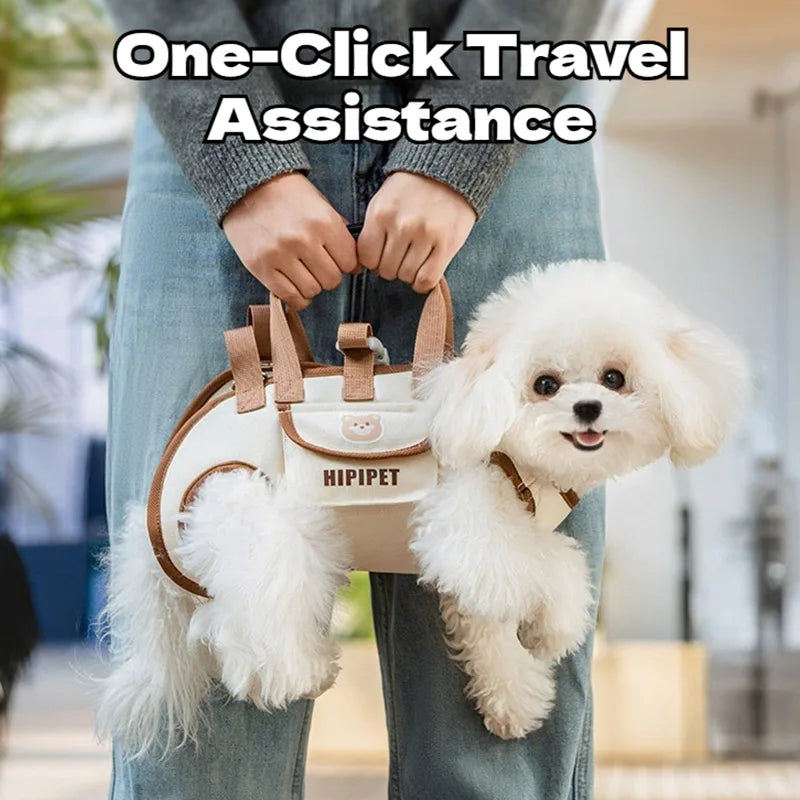 Multifunktionale, atmungsaktive Haustier-Reisetasche für kleine Hunde und Katzen