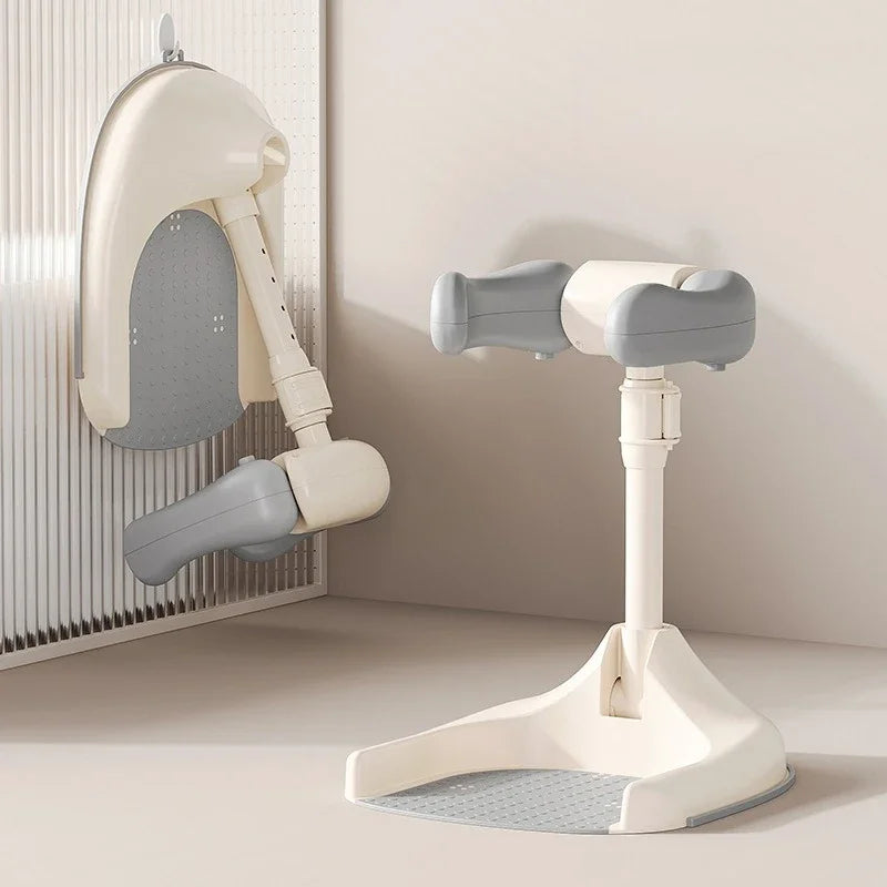 Bandeja de baño antideslizante, plegable y ajustable para bebés.