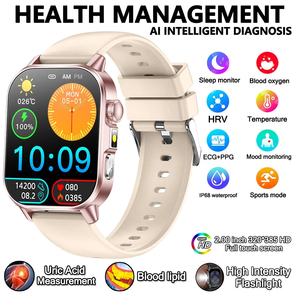 Alexa Built-In HD Smart Watch  Full Health Monitoring