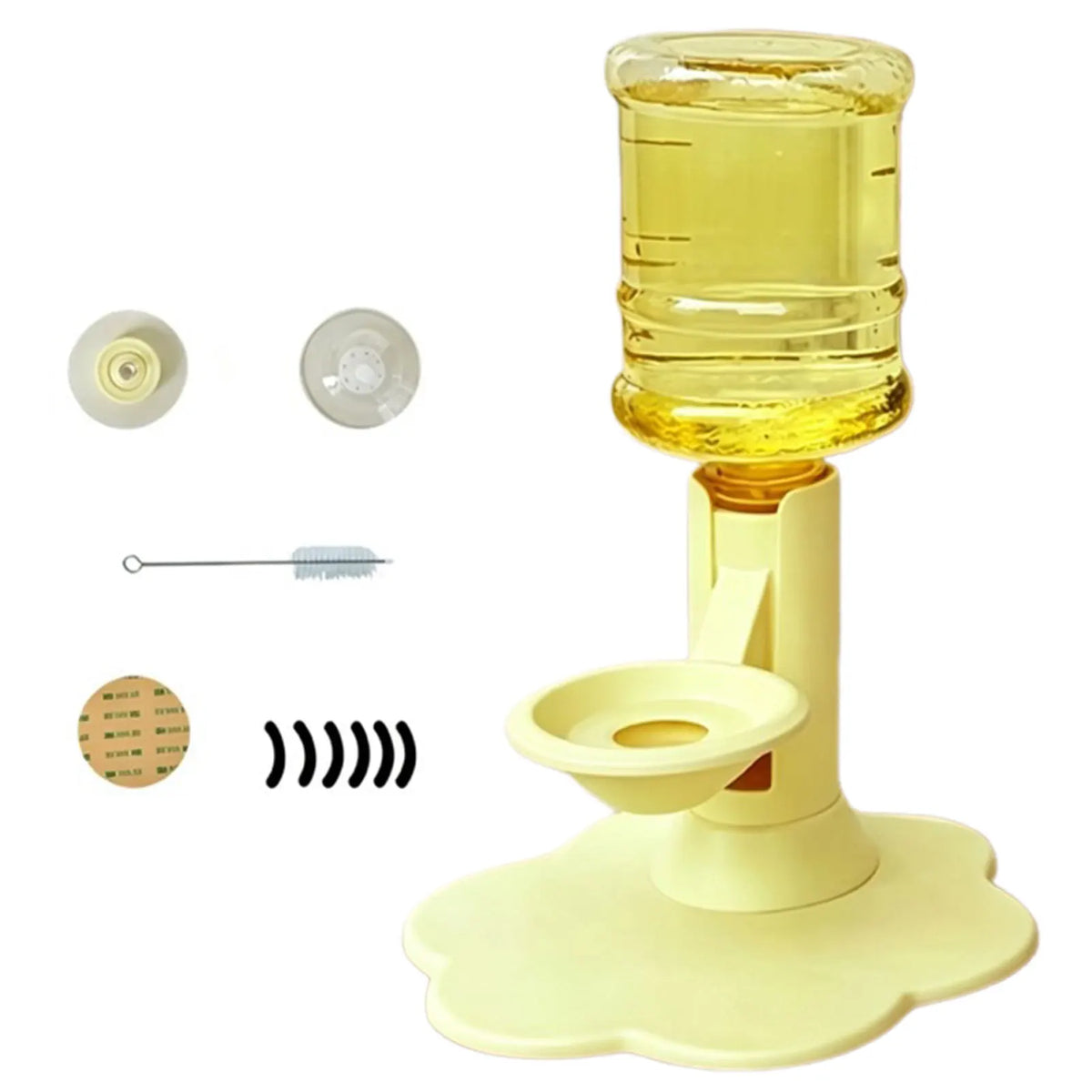 Adjustable Elevated Gravity Pet Water Dispenser