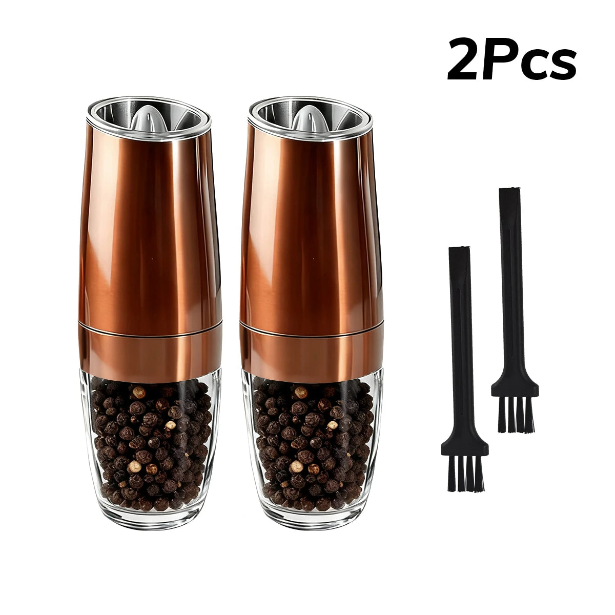 Electric Pepper and Salt Grinder Set 2pcs