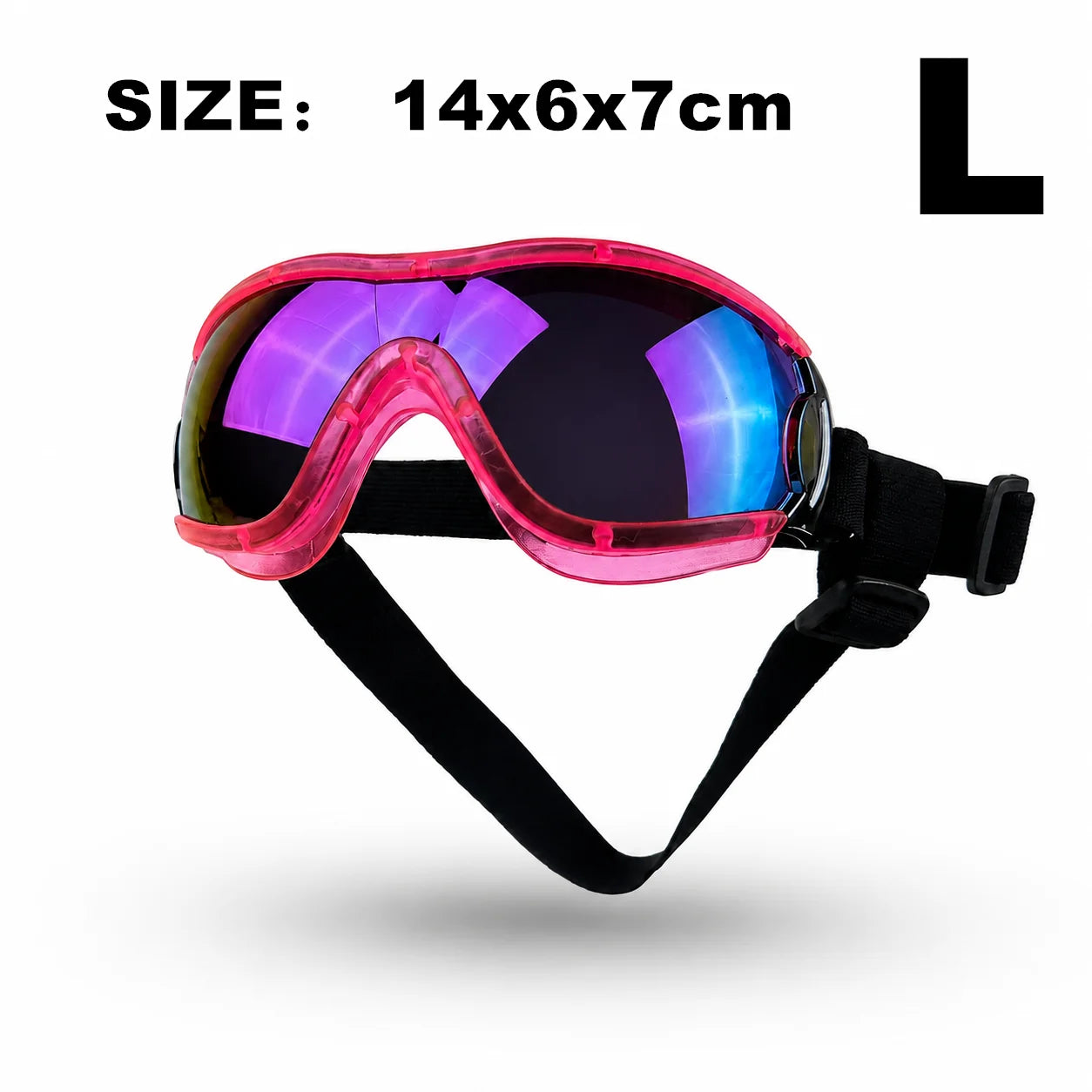 Pet Adjustable Dog Goggles – Anti-UV Sun Glasses for Eye Protection