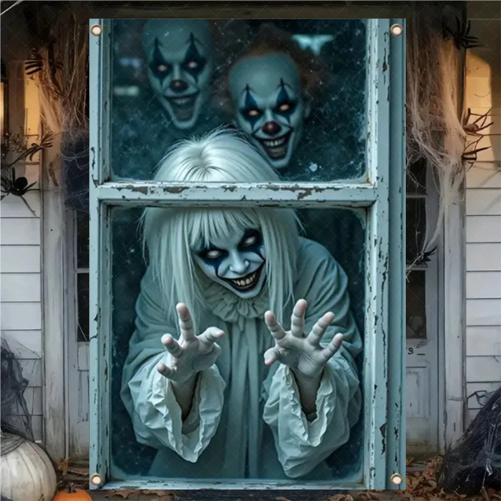 Halloween Curtain Banner
