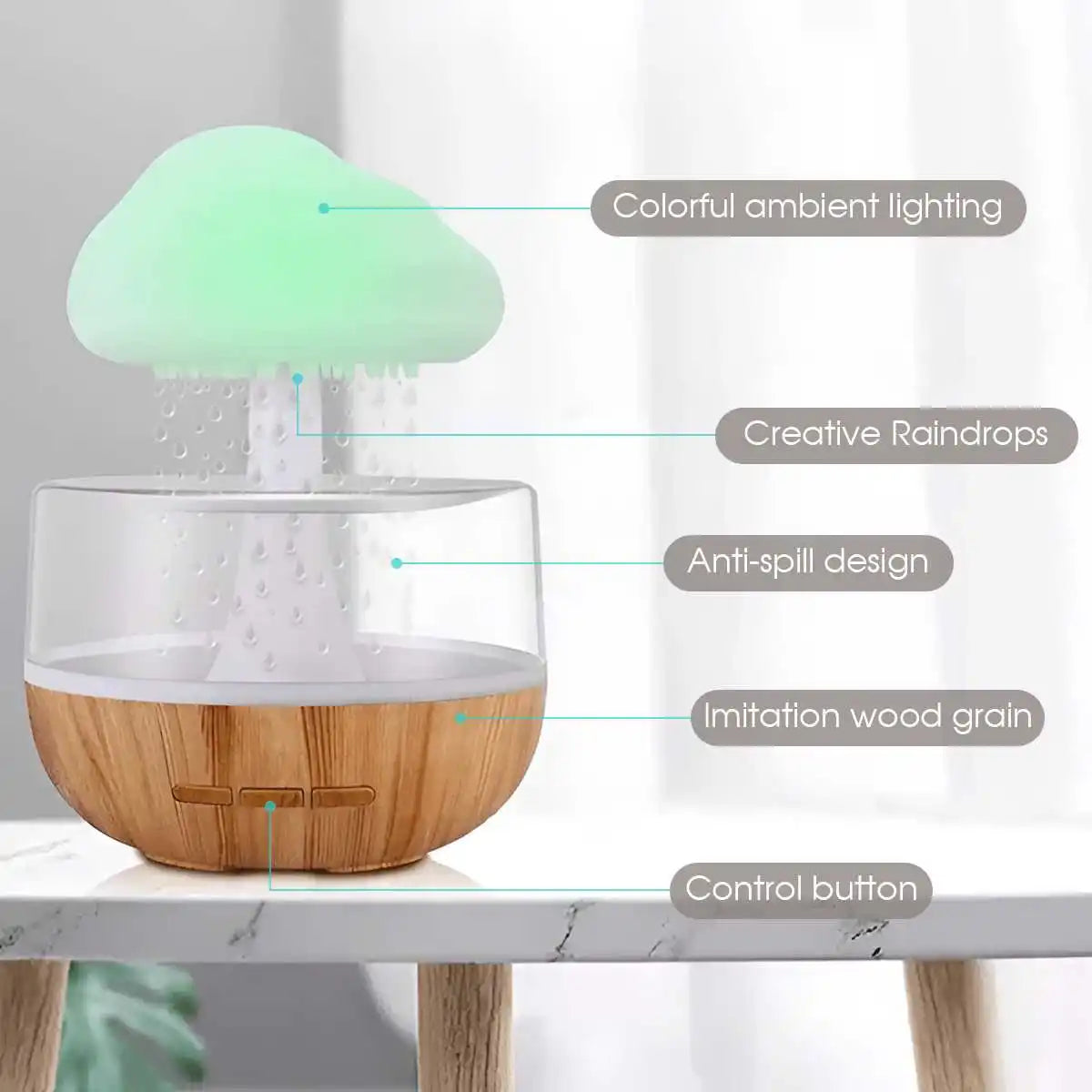Tragbarer Ultraschall-Diffusor für ätherische Öle