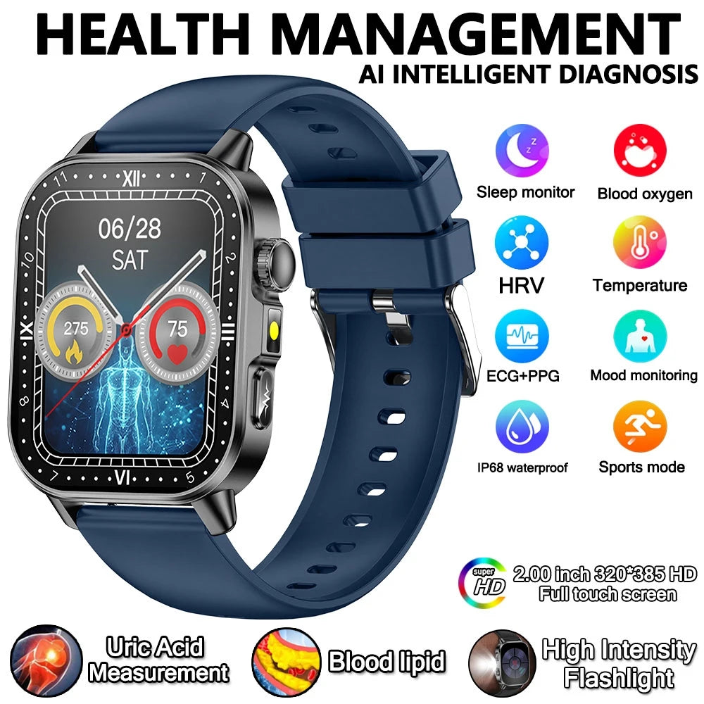 Alexa Built-In HD Smart Watch  Full Health Monitoring