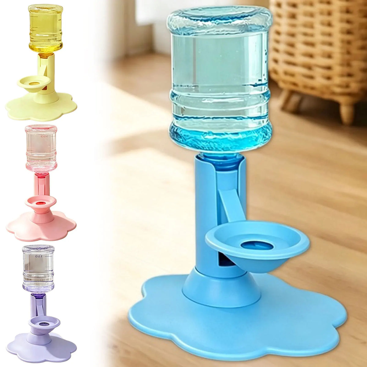 Höhenverstellbarer, schwerkraftbetriebener Haustier-Wasserspender