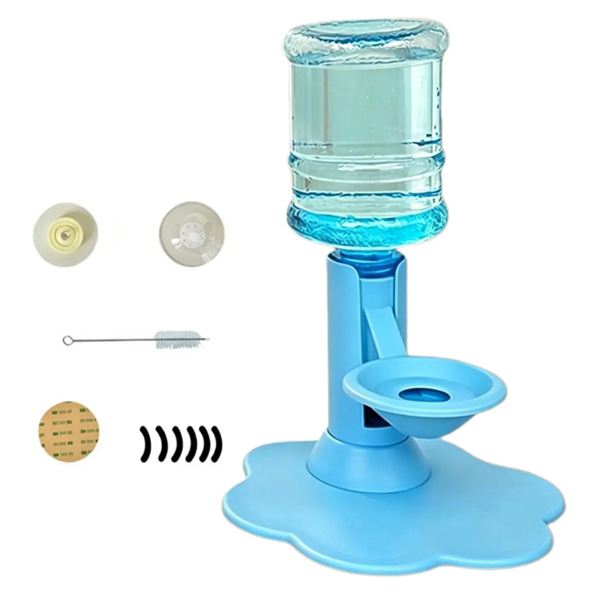 Adjustable Elevated Gravity Pet Water Dispenser