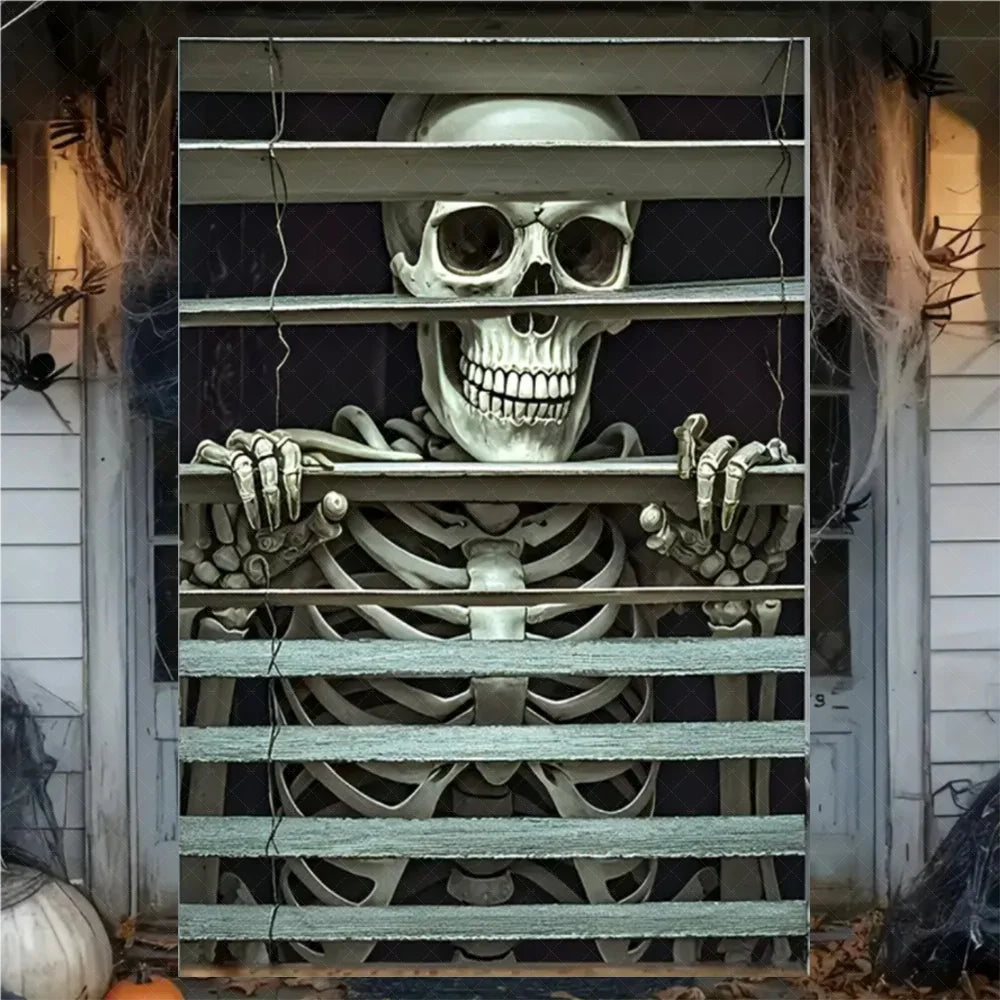 Halloween Curtain Banner
