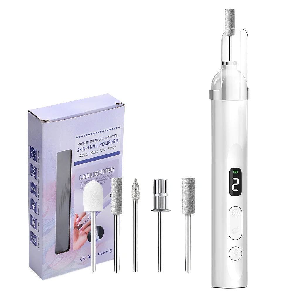 Electric Nail Drill Machine with UV Lamp