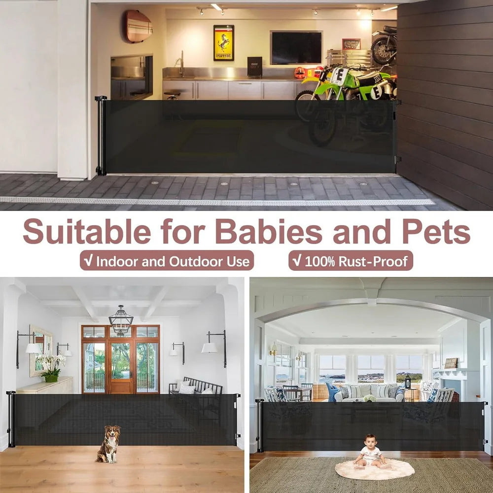 Red de seguridad a prueba de niños para perros y gatos para escaleras, patio y chimenea