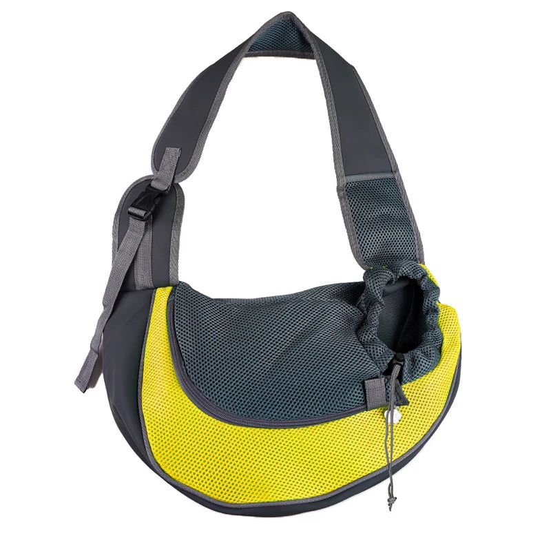 Pet Carrier Sling – Breathable Oxford Shoulder Bag for Small Dogs, Cats & Puppies