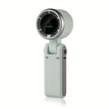 Ventilador portátil plegable con pantalla digital y recargable por USB