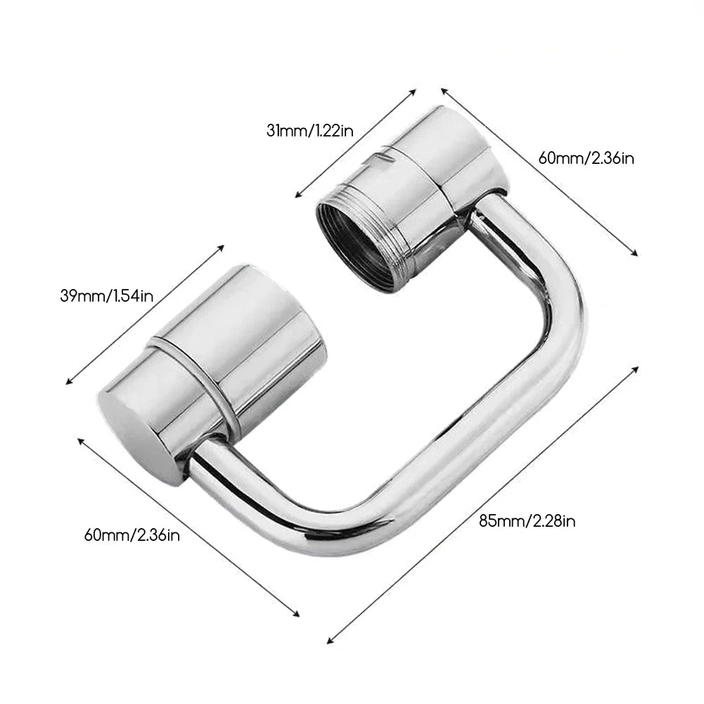 1080°Swivel Dual Mode Stainless Faucet Extender