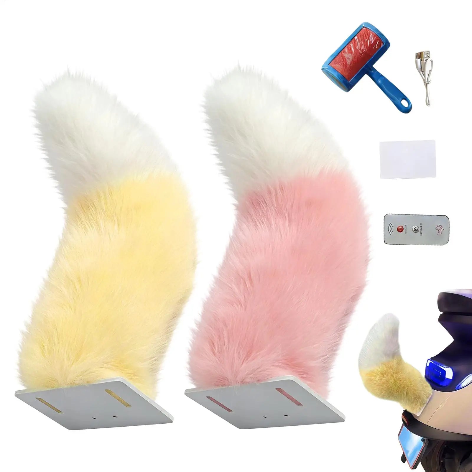 Animal Tail for Scooter &  Car biomimetic dynamic motion