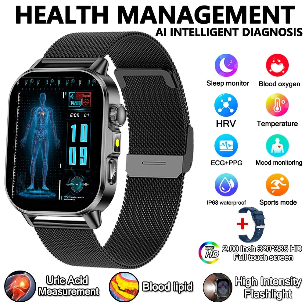 Alexa Built-In HD Smart Watch  Full Health Monitoring